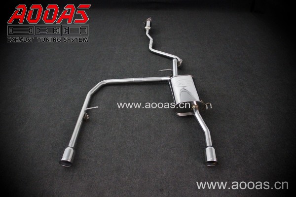 Kia 【AOOAS exhaust pipe】 Kia K2 in the end of bilateral single-product map