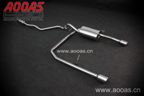 Kia 【AOOAS exhaust pipe】 Kia K2 in the end of bilateral single-product map